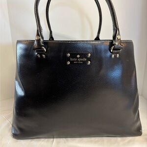 Kate Spade New York Black Leather Tote